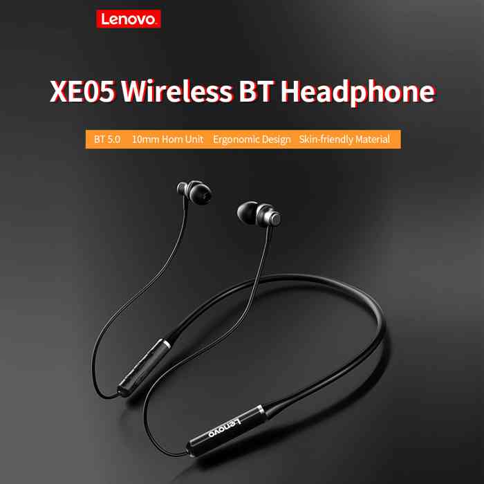 Lenovo XE05 TWS Wireless Neckband Earphones